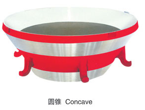 圆锥式破碎机耐磨件